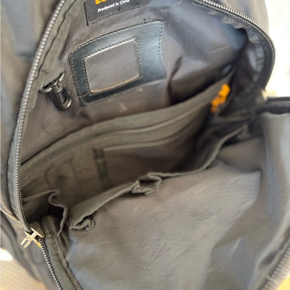 Black Large Backpack  Embroidered - Picture 3 of 5